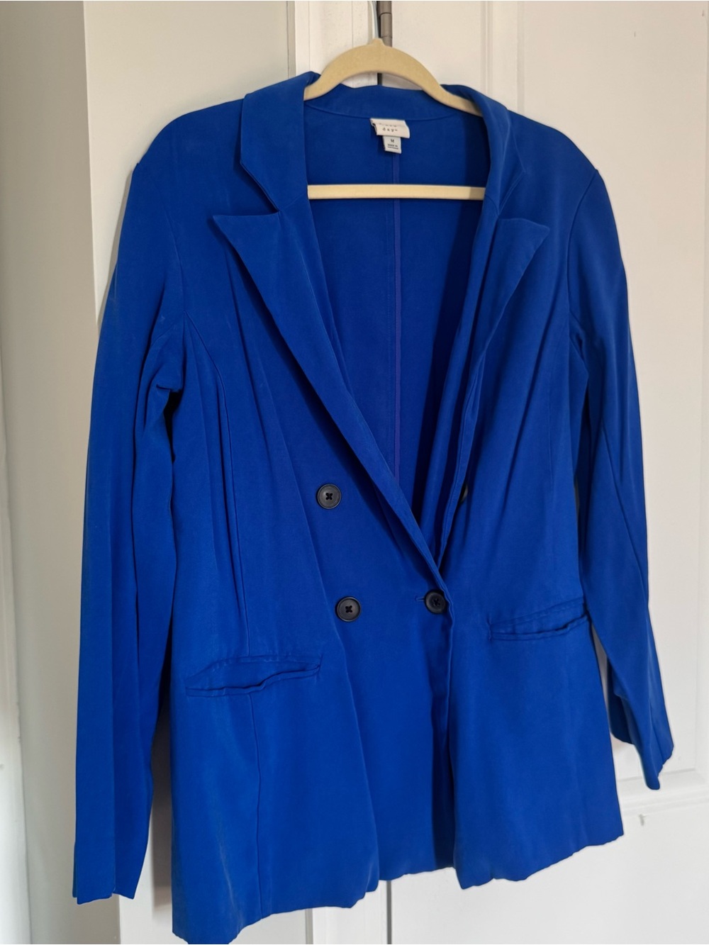 a new day Royal Blue Double-Breasted Women's Blazer